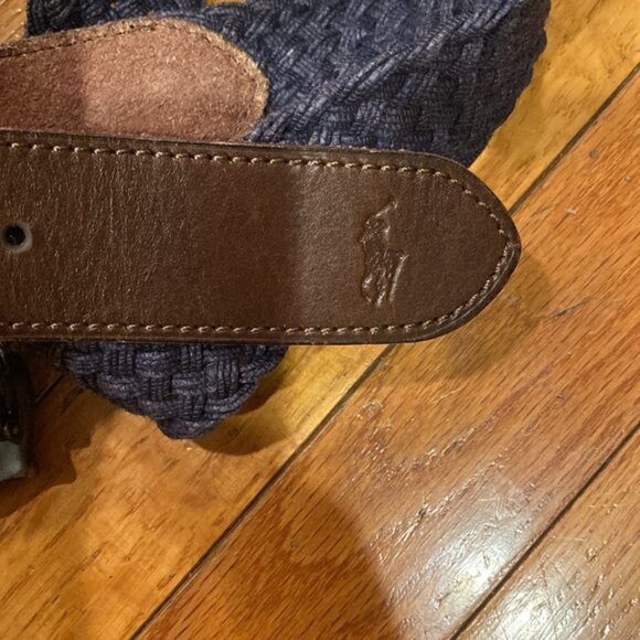 Polo Ralph Lauren Blue Anchor Belt Sz 38.  NWOT - Picture 3 of 4
